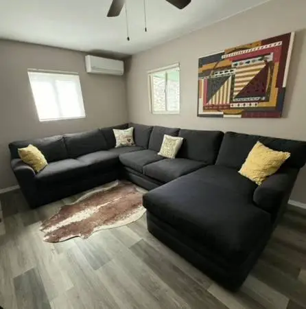 Blue/gray 3 pc sectional