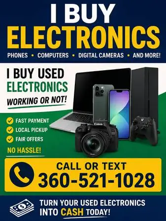 I BUY PHONES, LAPTOPS, CAMERAS AND, MORE