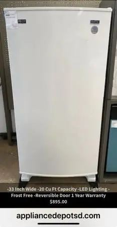 Maytag Upright Freezer