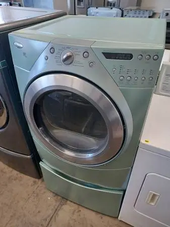 Whirlpool Green Front Load Gas Dryer