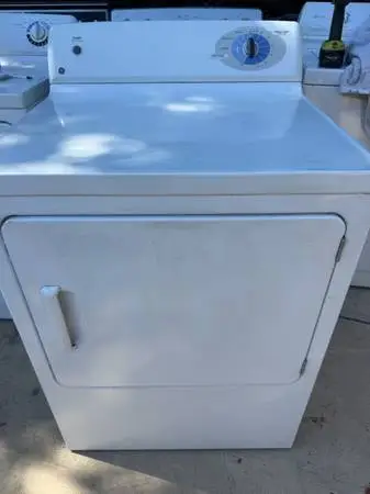 GE 27 6cf  GAS Dryer Swing Door 0207