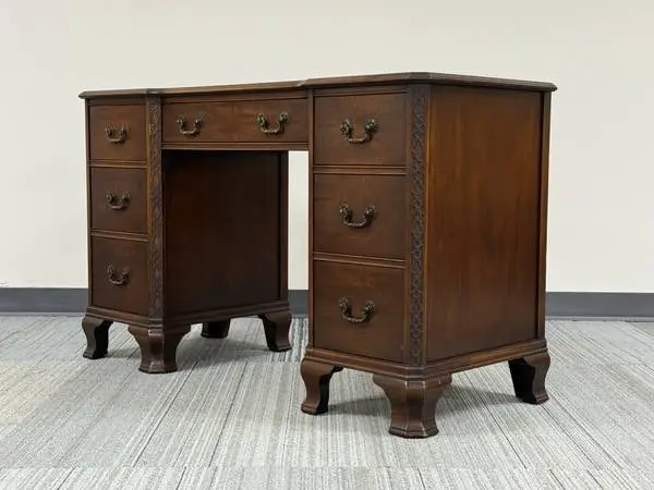Antique Mahogany Art Deco Writing Desk