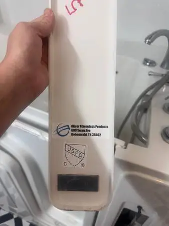 Safe step handicap walk in shower