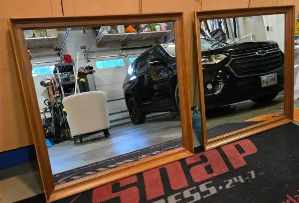 Two Large Matching Wall Mirrors