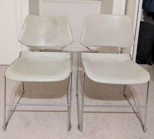 2 Sturdy Sled Chairs
