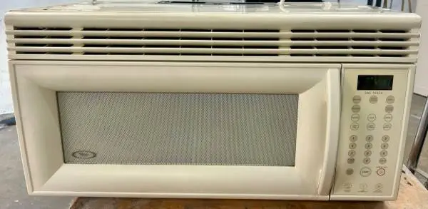 The Whirlpool MH1150XMT is a 1.5 cu. ft. over-the-range microwave