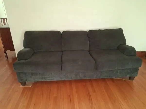 Large upholstered sofa