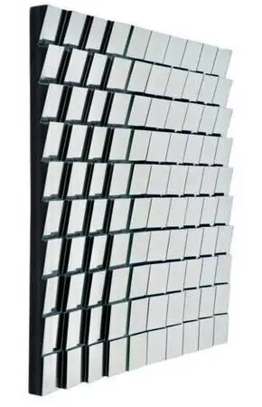 Mid Century Modern Style Geometric Cube Mirror like Neal Small design