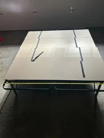 Full-size platform bed