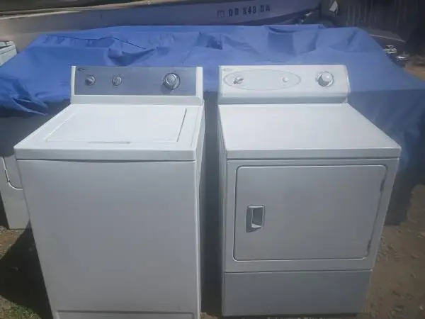 Amana washer and electric dryer super capacity newer style