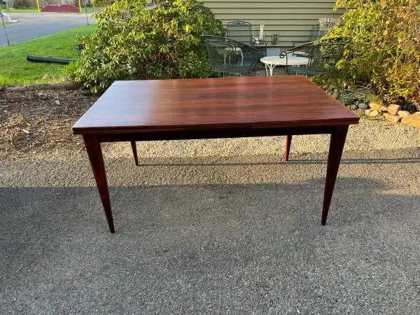 J L Moller Rosewood Dining Table Danish Modern