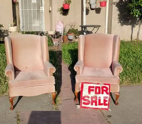 PINK CHAIRS $10 EACH