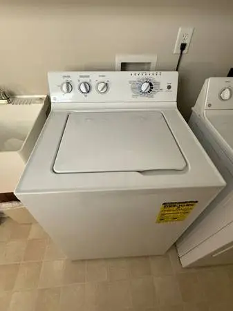 GE Top Load Washer & Electric Dryer Set