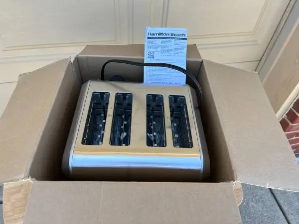 Stainless Steel Toaster 4 Slot