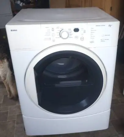 KENMORE ELECTRIC DRYER WORKS GOOD can be stacked on a washer $100 NO S