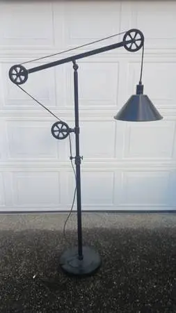 Floor Lamp Industrial Style - Black