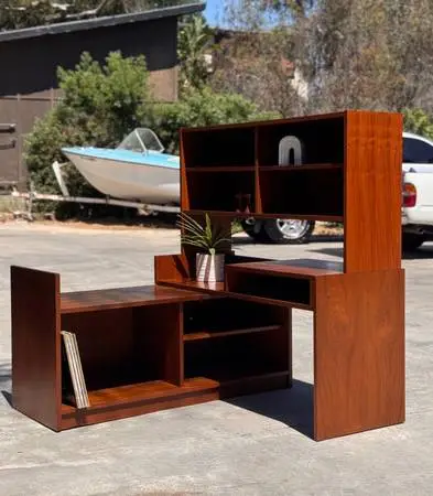 Danish Modern Mid Century Vintage Modular Wall Unit – Media Center