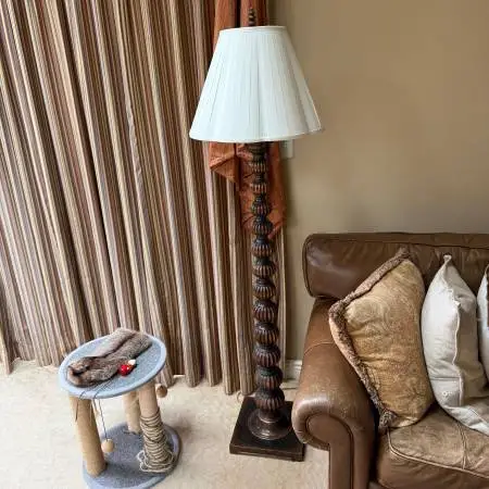 1 ball 5’ floor lamp crystal table lamp