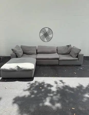 Gray Modani 4pc Cloud Couch Delivery 🚚 Avail