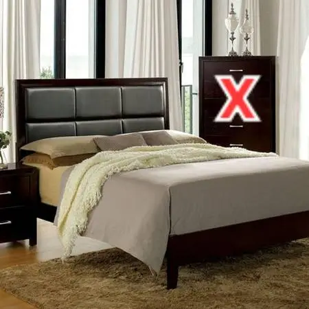 KING BED FRAME NO MATTRESS