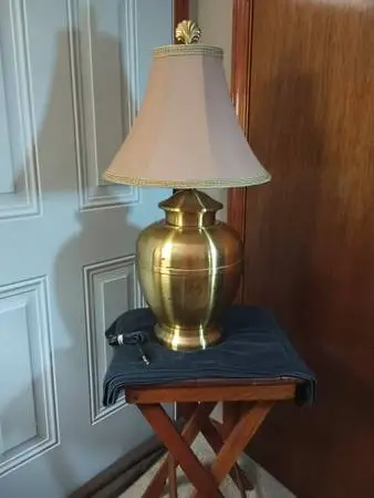 Wildwood vintage brass lamp