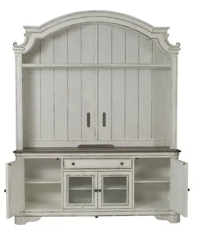 TV Entertainment Center/Hutch 2 Pieces: By Magnolia