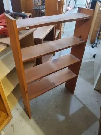 Small solid wood bookshelf