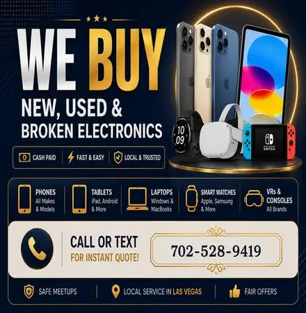 Las Vegas Local iPhone Buyer | Fair Offers Paid