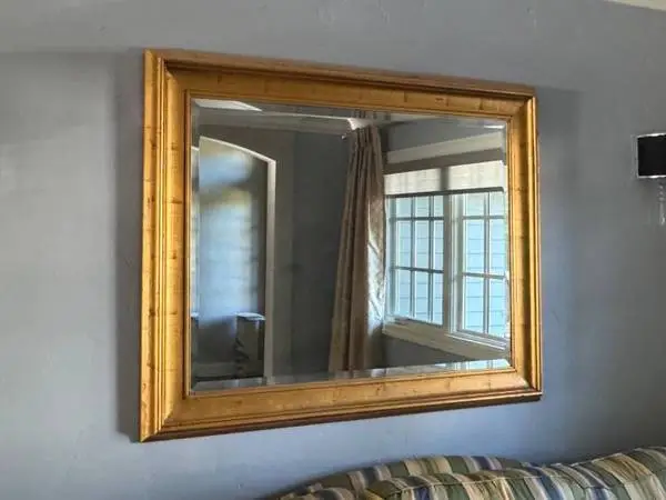 Decorative Wall Gold Beveled Mirror