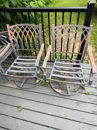 6 Aluminum Outdoor Chairs