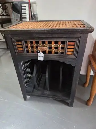 Brown Wood Nightstand