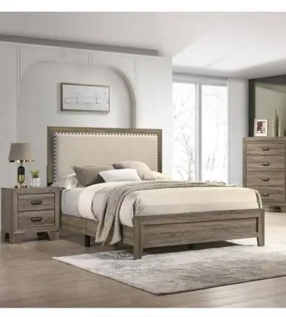 KING BED FRAME NO MATTRESS