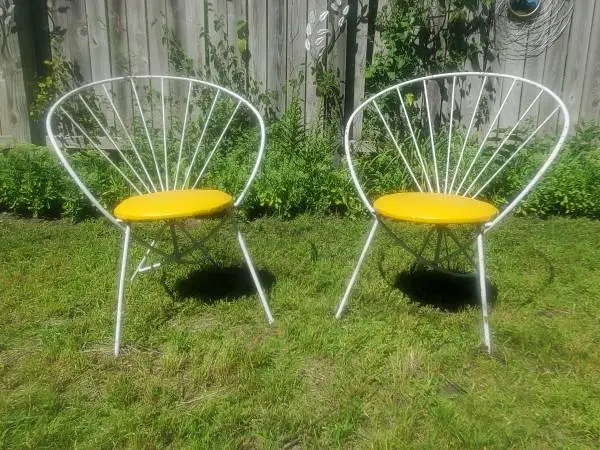 Mid Century Modern Hoop Chairs by Kasindorf