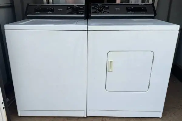Clean & Tested Whirlpool Washer & Electric Dryer Set White — $300