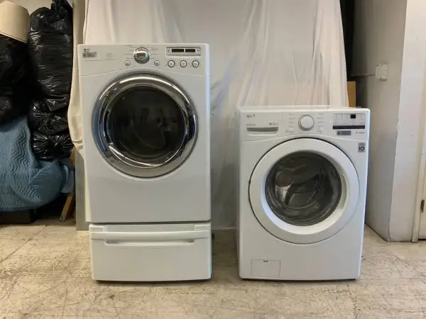 LG washer and dryer