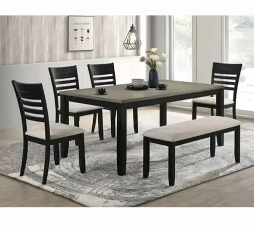 TABLE , FOUR CHAIRS AND ONE BEACH BRAND NEW