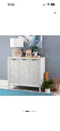 Solid Wood Ashley 39” Accent Cabinet