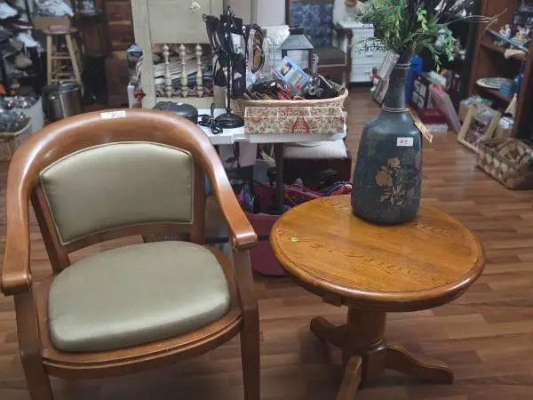 Wood Padded office Chair