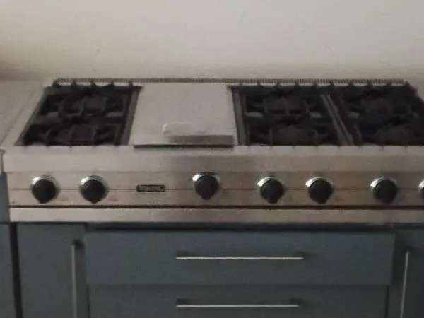Viking range and Viking wall oven