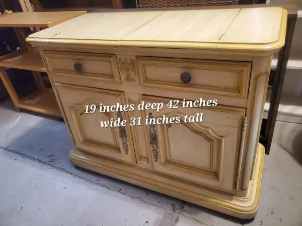 Vintage Mid century buffet table