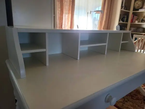 pottery barn desk orginizer white