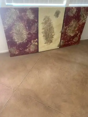 Sofa Headboard Original Oil Painting “Falling Leaves”