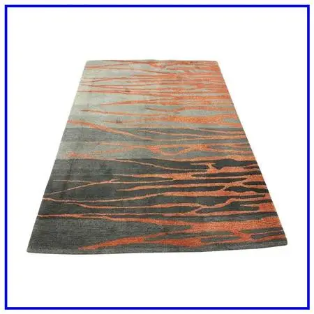 5ft 5 In × 7ft 5in Nourison Modern Multicolor Wool Rug