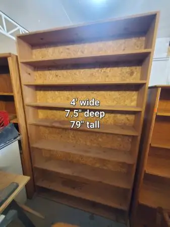 Large media bookshelf