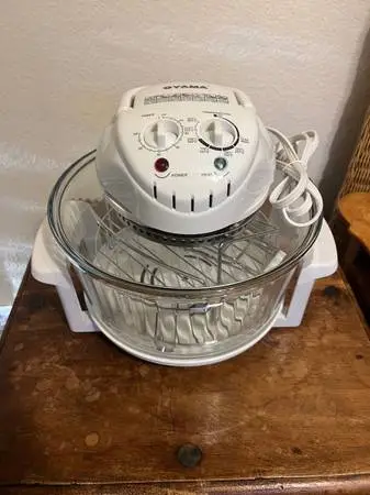 12-17 Quart Glass Halogen Air Fryer
