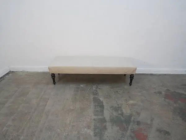 Annette Tatum Leather Bench $499.00 60W  x 22 D x 16 H