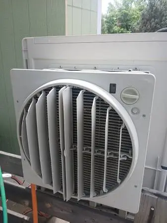 Window swamp cooler unit