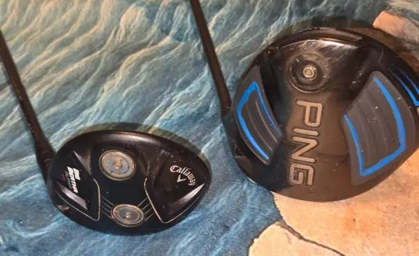 Ping G driver and Bertha alpha 3 wood