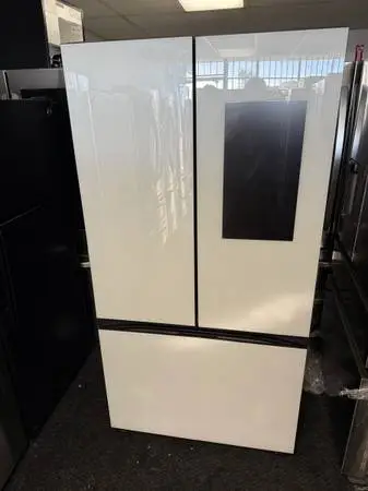 Smart Samsung bespoke family hub counter depth refrigerator