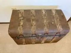 Rusty Metal Vintage Trunk
